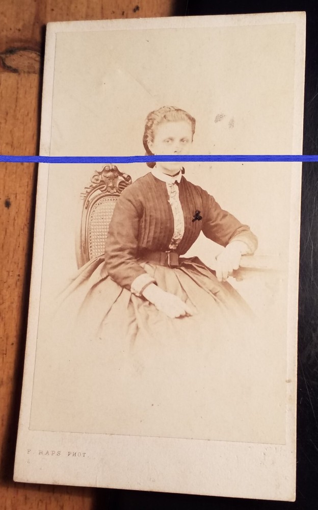 Charlotte Stoll Born Halm 1866/CDV F. Rapeseed Company S. Sallinger & Cie. cologne