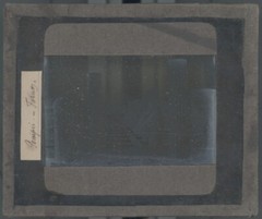 Pompeii Forum, Italy, Glass Plate Photo, Black & White, Positive 8.5×10 Cm