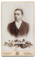 Photograph M. Hirschbeck, Landsberg / Lech, monogram of the photographer about Ansch