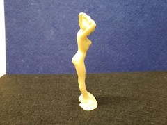 Vintage Statue, Nude Woman in plastic. 4″