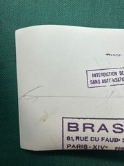 Brassai Original Brassaï Photograph (circa 1940–1950) Description: Original