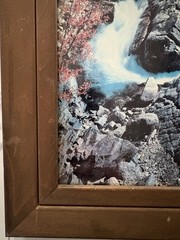 Vintage Crystal Mill Colorado Chromogenic Photograph Solid Wood Framed Large