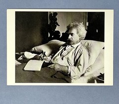 Mark Twain Art Print Card Photo By Underwood & Underwood 1906 Fotofolio 4.25”x6”