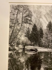Black & White Photograph Merced River Bob Werling Ansel Adams Student California
