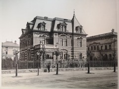 Large Phototype 1889. Leipzig. Sebastian Bach Street 44. Hermann Oskar Reversewar