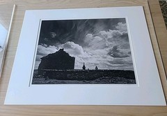 John Wimberley, Carran Church County Clare Ireland 1986 15 by 19 Inches Vintage