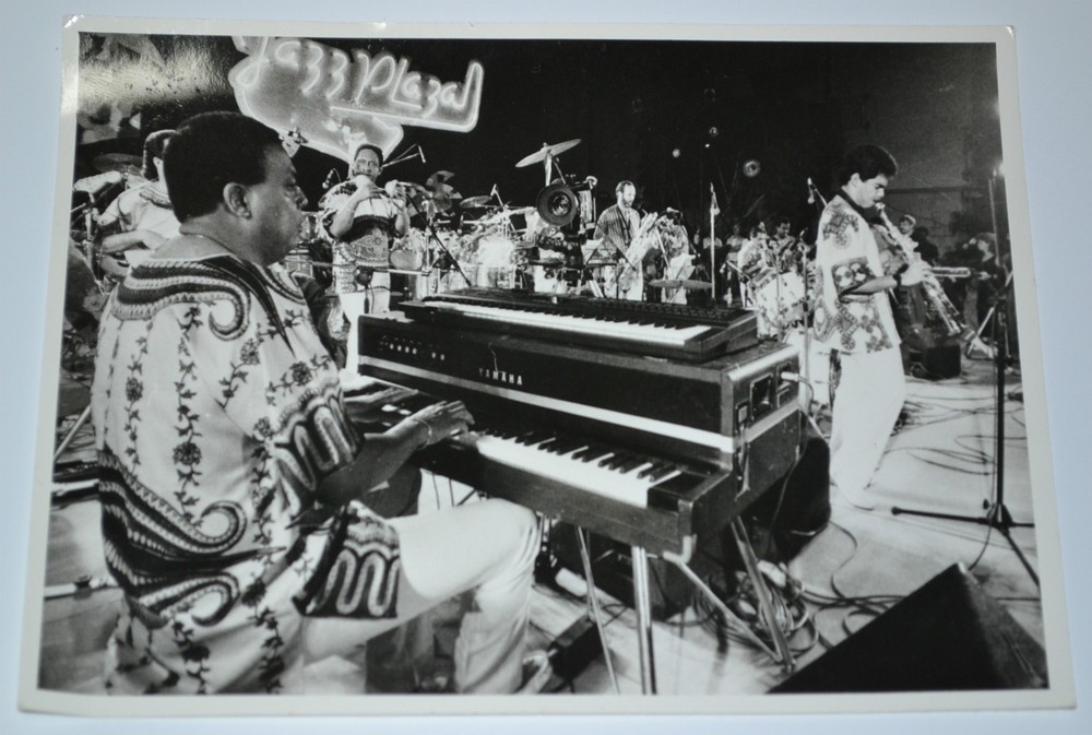 Cuban Photograph.CHUCHO VALDES playing piano during Jazz Plaza 1998.Irakere.