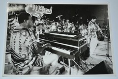Cuban Photograph.CHUCHO VALDES playing piano during Jazz Plaza 1998.Irakere.
