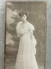 Rare Large Portrait Young Girl Late 19th Century G. L. Arlaud Geneva Switzerland