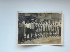 Photo F 7 Football Team Photo Circa 1930s Approx 9x12cm