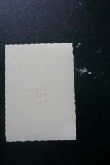 Photo Motorcycle Repair around 1950 License Plate BR 6 x 9 cm
