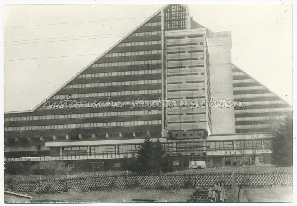 Oberhof 1986 – Interhotel – Reise Architektur – DDR – Altes Foto 1980er