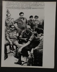 Moshe Dayan, Tel Aviv Press Photograph 8×10, b/w 1973
