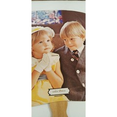Vintage «Sunday Morning» Church Hand Fan, Card Stock & Wood