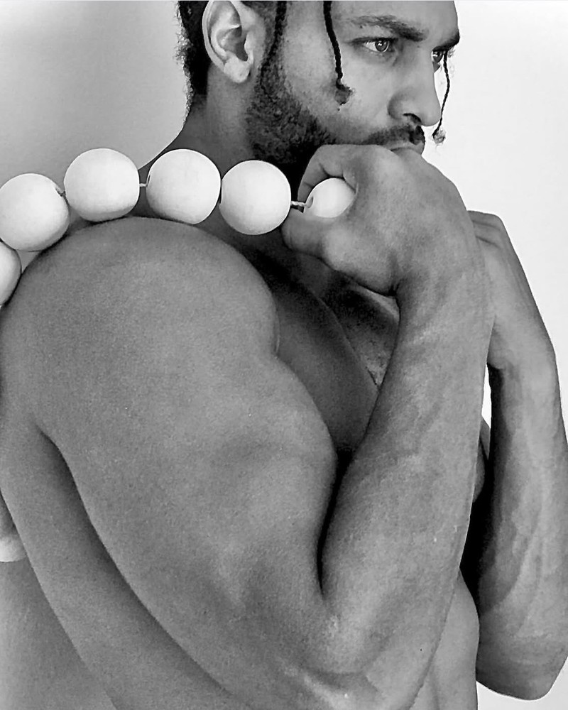 90′ male models photos printed from photographers original negative