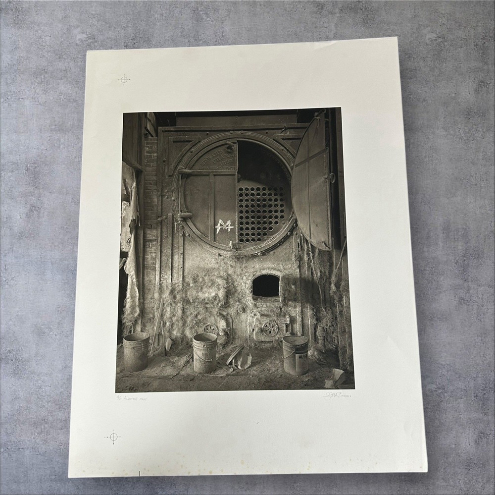 Richard Benson “Fall River Boiler” Artist Proof Photograph – Signed Original