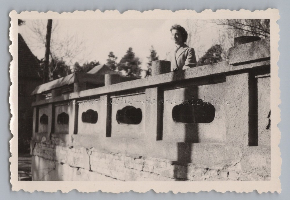 Berlin Frohnau 1957 Temple Facility Woman Old Photo 1950s