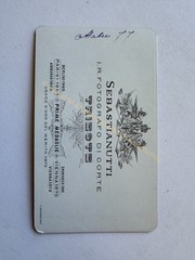 orig. CDV photo photograph man gentleman picture old fashion around 1877 Trieste Sebastianutti