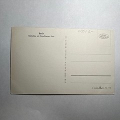 1955 VTG RPPC Postcard Berlin Stalinallee Strausberger Platz E Germany Photo USA