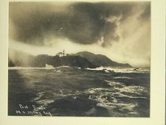 Point Bonita On a Stormy Day Old Photography Historical Sausalito San Francisco