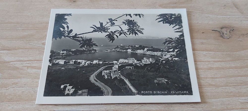 old b/w LEPORELLO PHOTO ITALY POSTAGE D’ISCHIA
