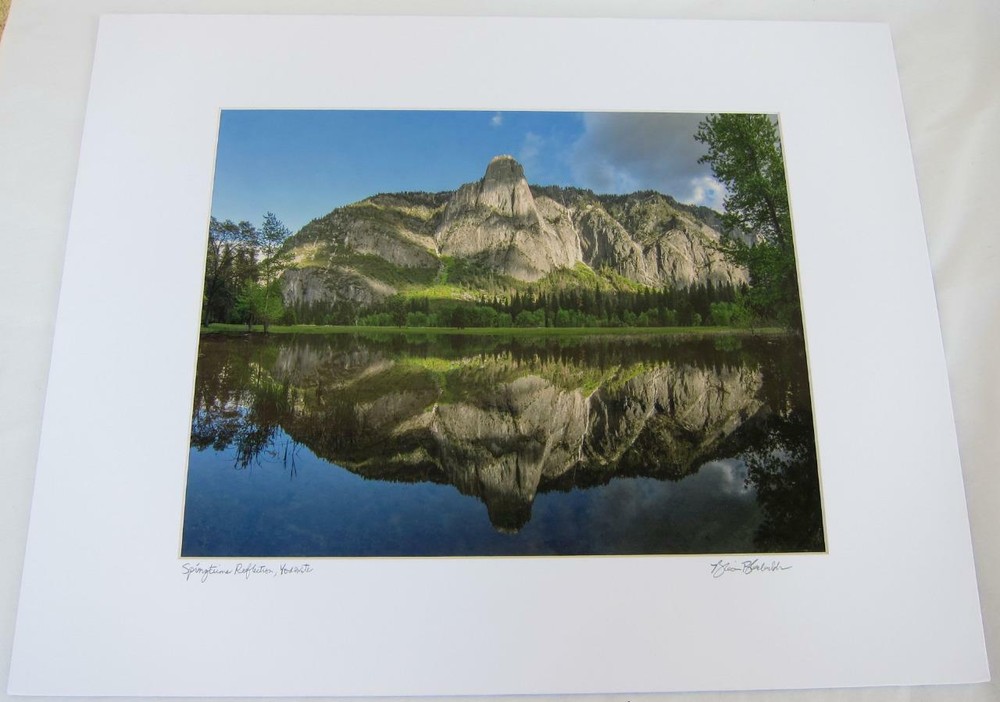 Springtime Reflection Yosemite – 11×14 Photograph signed Brian Blackwelder – #12