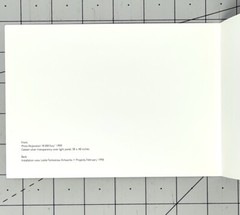 TOKIHIRO SATO (b. 1957) Art Announcement Card – May 2000 – Photographic Works