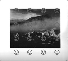 BOOK PLATE B&W Photo MORLEY BAER Tidal Rocks, Garrapata / Soberanes Cove 9X9.5″