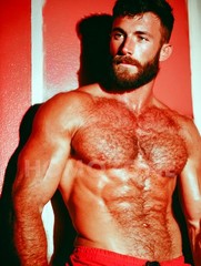 4×6 Art Print • Handsome Beefcake • Photo‑Style Realism • Glossy