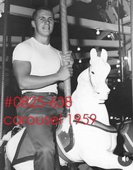 VINTAGE MALE PORTRAIT #0825-638 -phil knight-carousel 1959- free shipping in usa