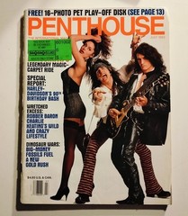 *PENTHOUSE July 1993 photo magazine pin-ups models Aerosmith Harley Davidson*