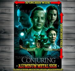 The Conjuring The Devil Made Me Do It Horror Movie Metal Sign Wall Art 10″ x 14″
