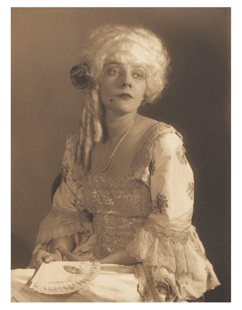 Paul Outerbridge Jr., Vintage Signed Platinum Print, Portrait of Wife, 1924