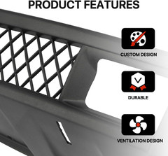 Front Bumper Grille Lower Grill Compatible with 2011-2013 Jeep Grand Cherokee Re