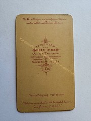 orig. CDV photo photograph man gentleman picture old fashion around 1868 Alois Beer Vienna