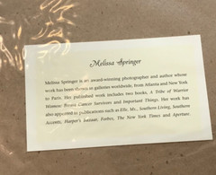 MELISSA SPRINGER BLOOMS COLLECTION SET OF 3 SEPIA MONOCHROME FLOWER PRINTS NIB