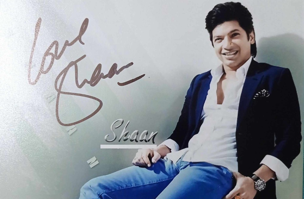 Autograph of Shaan India – signed photo – Bollywood playback singer