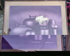 Vtg 80s Photograph Print Titled «Still Life in Black» by Artist Greg Copeland