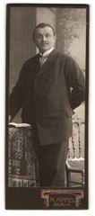 Photography M. Appel, Berlin, Neue Königstr. 1, Portrait of an Elegant Gentleman