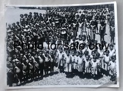 Vintage Photograph Natives African Tribe 1940-50, Rare Photo 5.5” x 4”