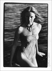 Sutherland portrait 8×10″ gelatin silver print of swimsuit model 2007