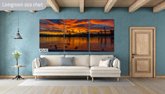 Twilight Reflections: Lake Havasu Sunset Arizona Landscape Print