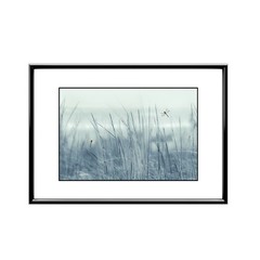 Dragon Flies in Sea Grass Seascape, Fine Art Photograph