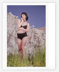 Art model Olive Glass Instax Wide Instant Film Print