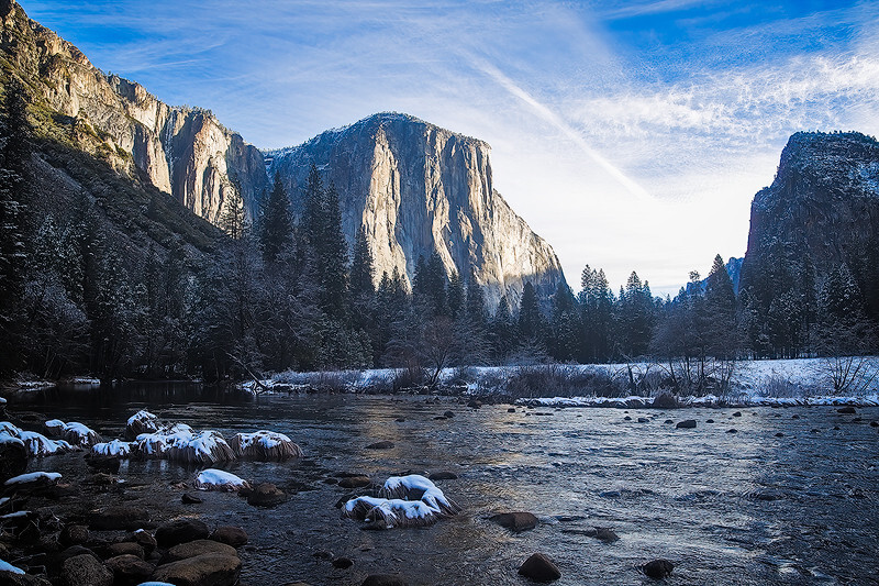 Winter Wonderland 17X25 Yosemite national park like Ansel Adams