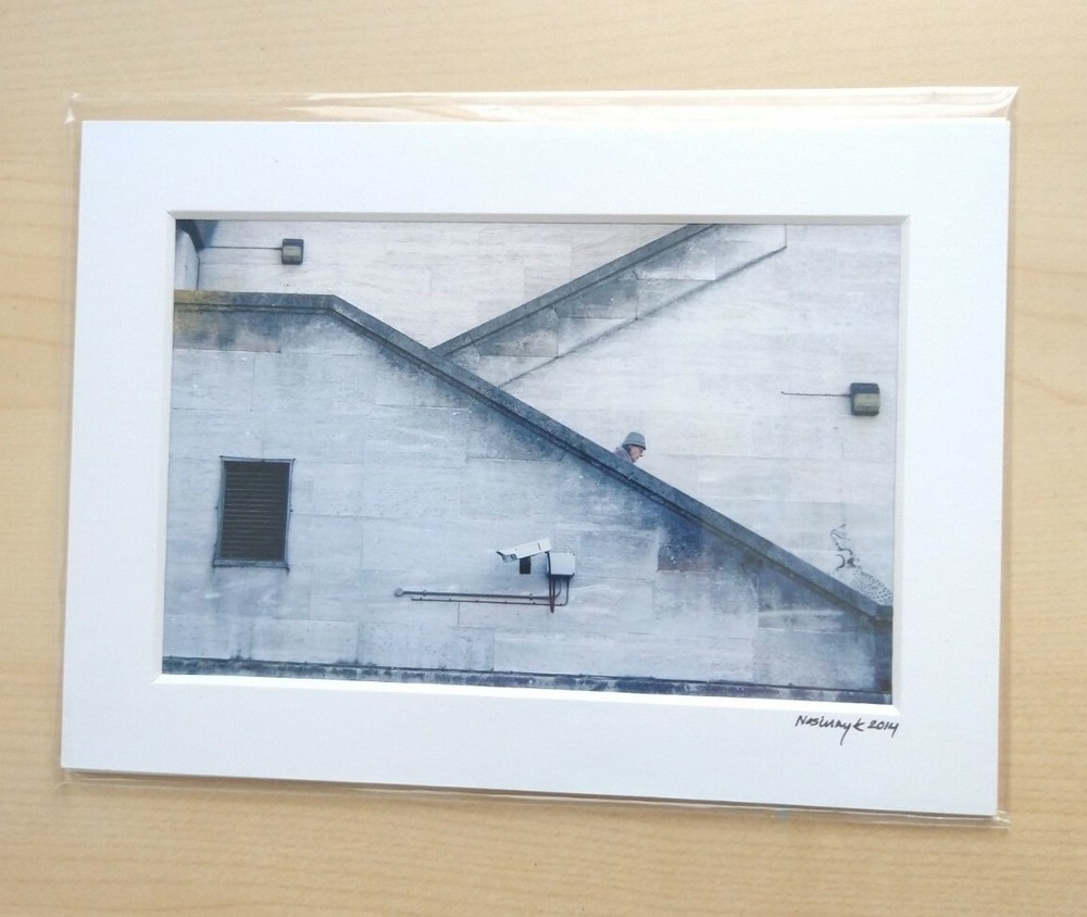 Matted Photo Print London Art Modern Street Photography Home Decor Indie