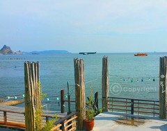 Seaside Restaurant Bataan Philippines, Desktop Wallpaper Non-AI Digital Photo