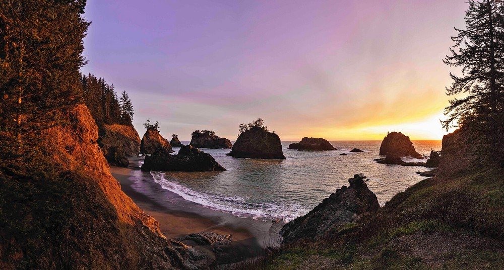 Oregon Ocean Sunset Limited edition fine art Photography Ansel Adams