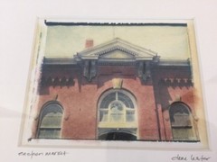 3 Cherie Lester Washington DC Eastern Market Hand Colored Framed Art Photographs