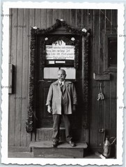 Very Old Man Has His 40th Birthday – 1930s – Photo 9x12cm
